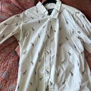 Lightly used Bonobos Giraffe dress shirt